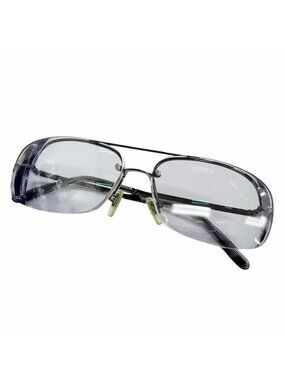 Louis Vuitton Socore Damier Two Bridge Sunglasses Gunmetal Clear Gray